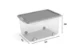 Kis W Box L 50L Transparant/grijs