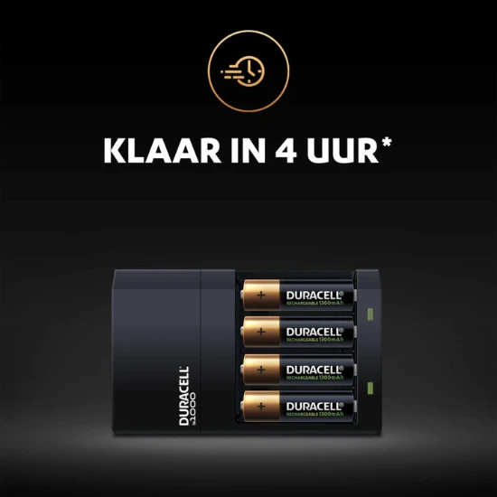 Duracell Oplader CEF14+2AA/AAA CN MON WE