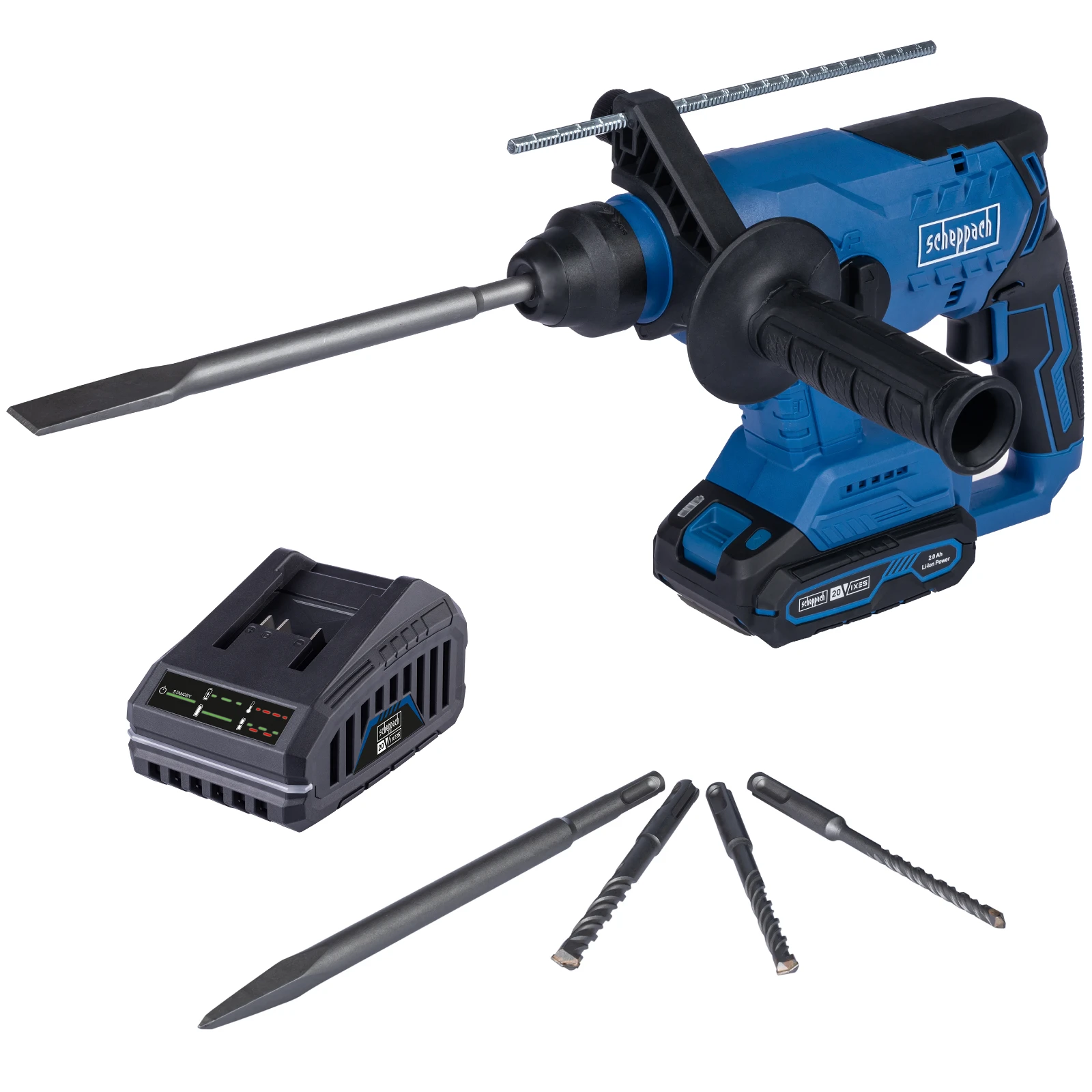 Scheppach Accu Boorhamer 20V BC-RHD230-X