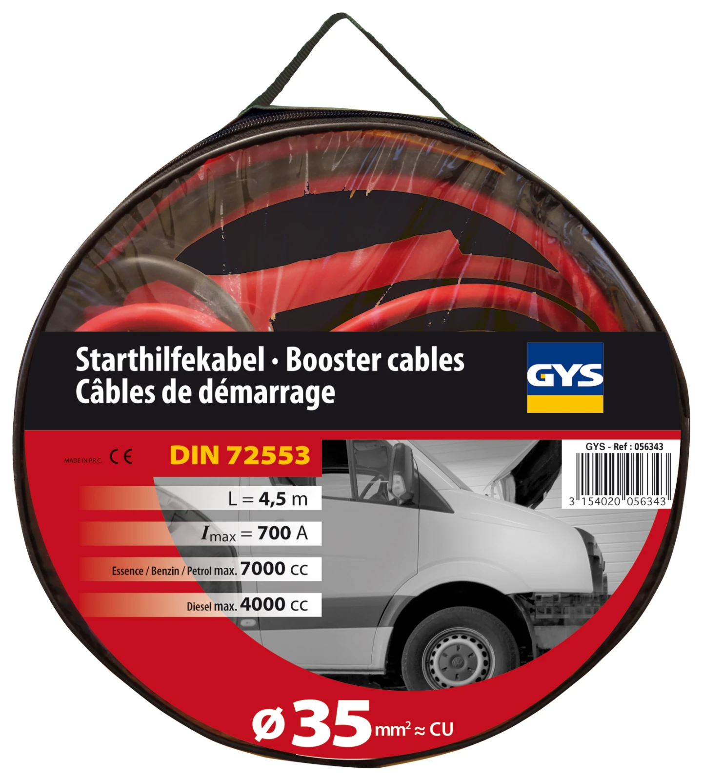 GYS Startkabels 700A (geïsoleerd)
