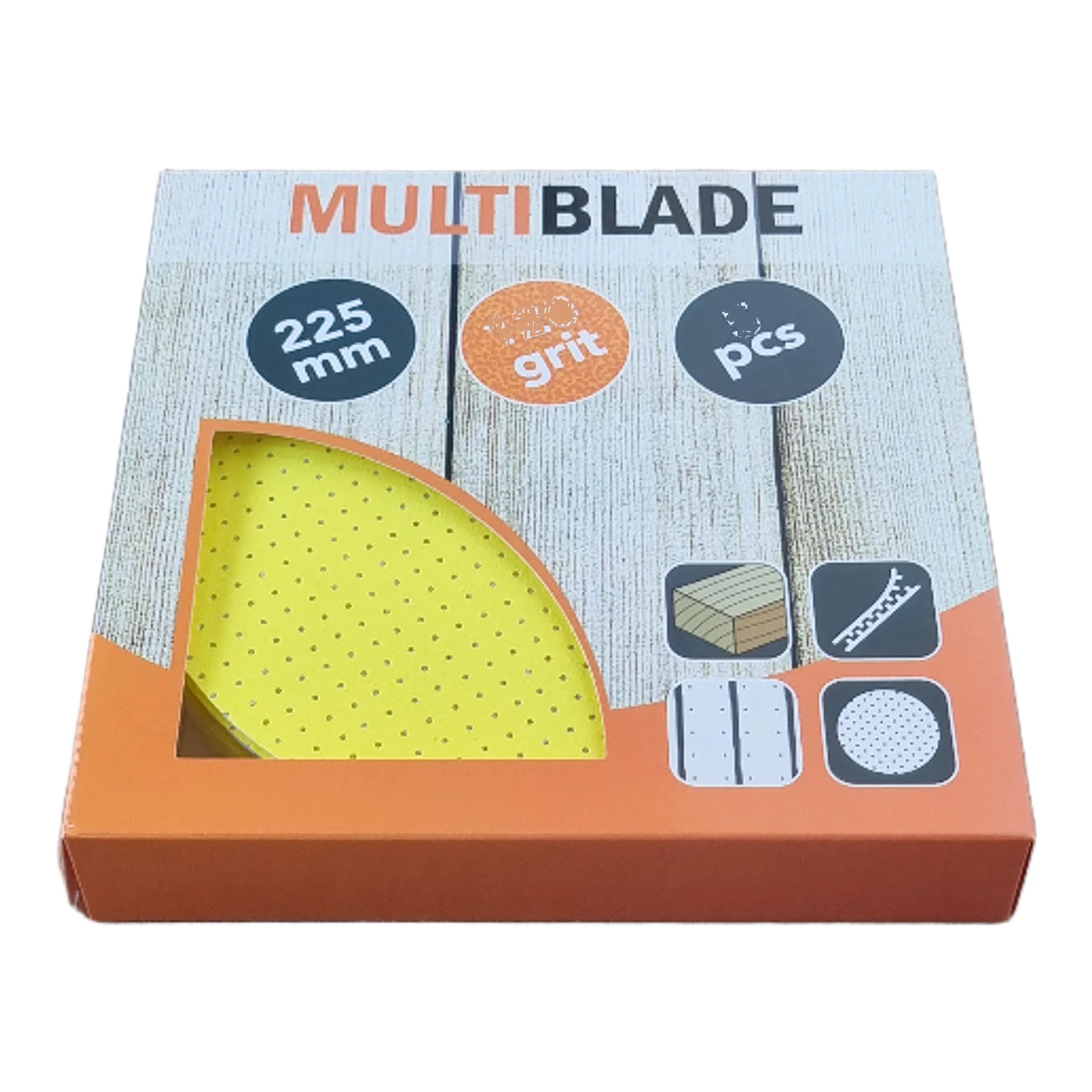 Multiblade Schuurschijf MB226 O225mm K80 (10 stuks)