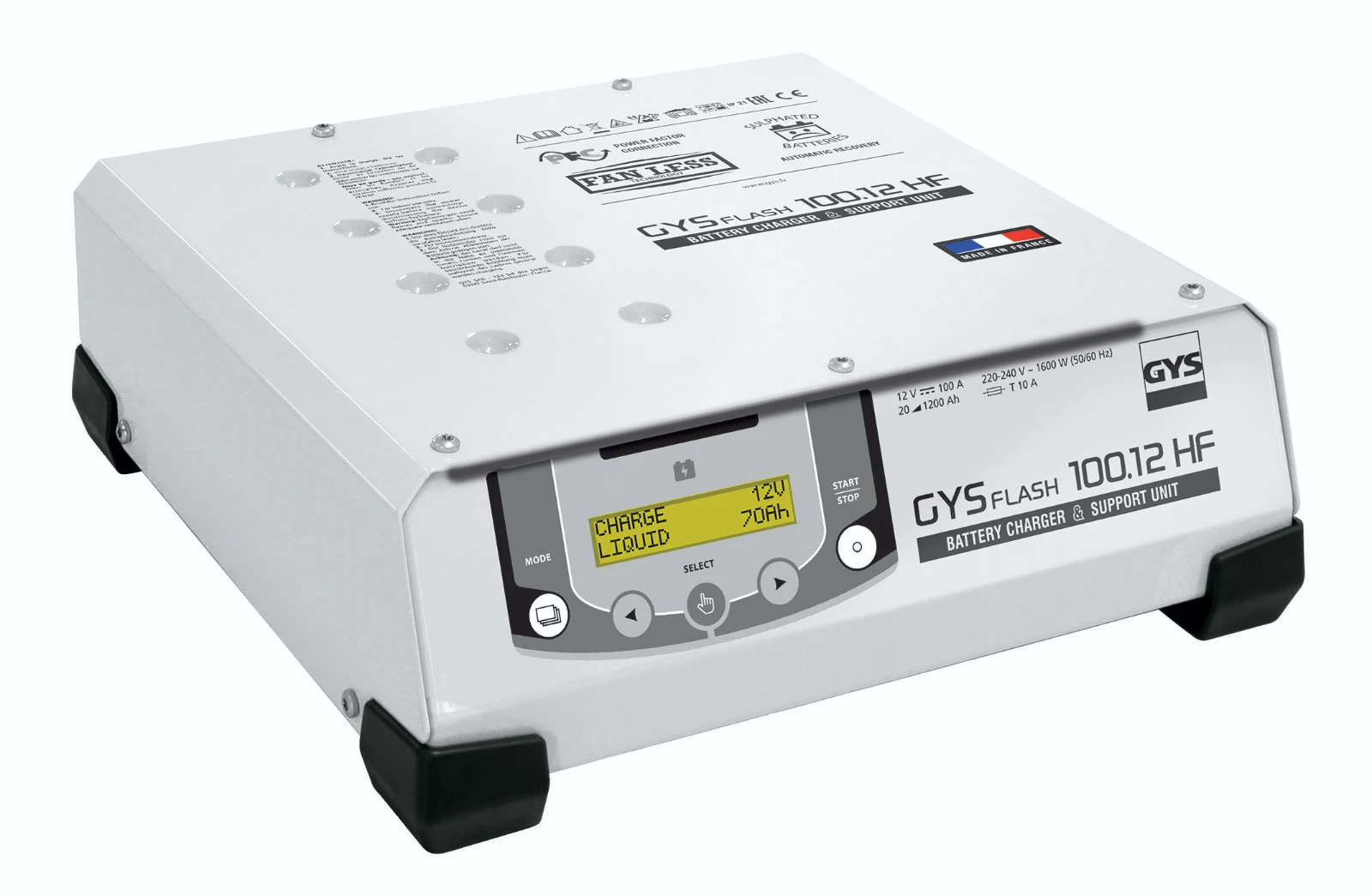 GYS Accu-oplader GYSFLASH 100.12 HF (2,5m) 12V