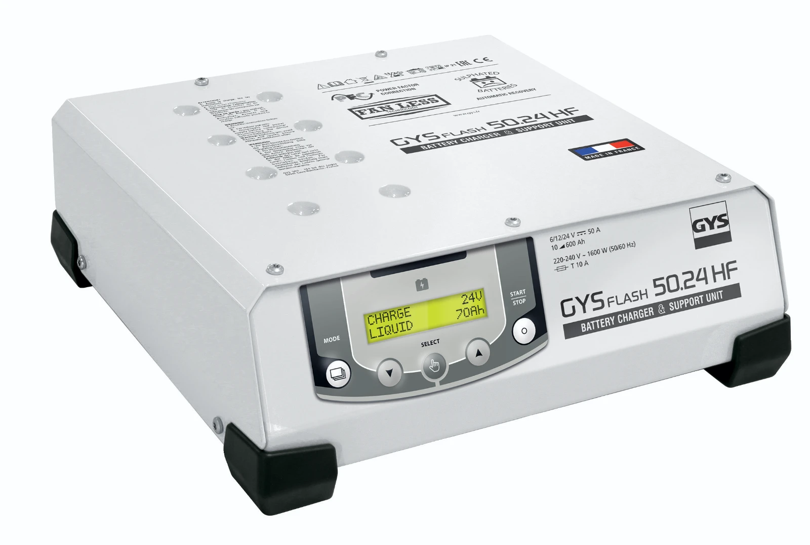 GYS Accu-oplader GYSFLASH 50-24 6/12/24V