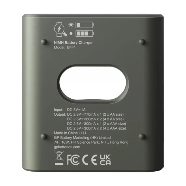GP USB batterijlader Recyko met 4x AA 2100 mAh