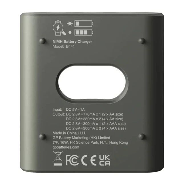 GP USB batterijlader Recyko met 4x AAA 850 mAh