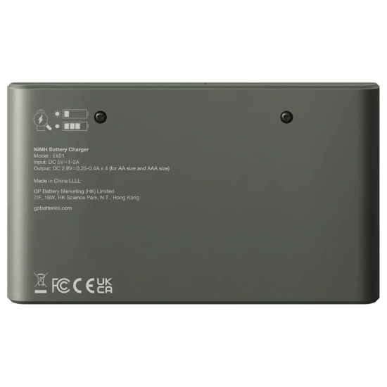 GP USB batterijlader Recyko met 4x AA 850 mAh + 4x AAA 2100 mAh