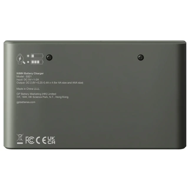 GP USB batterijlader Recyko met 4x AA 850 mAh + 4x AAA 2100 mAh