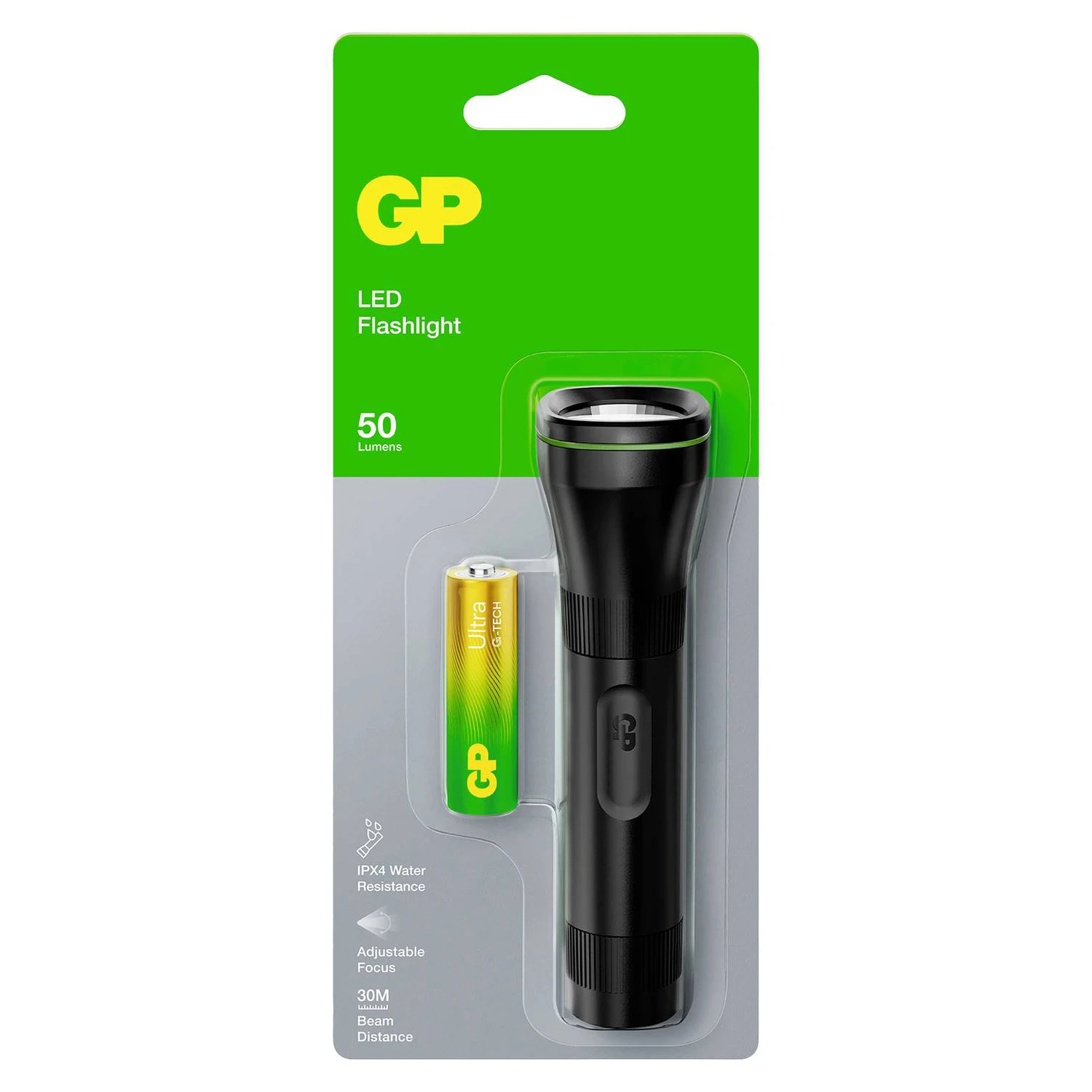 GP Zaklamp C105 50 lumen (1X AA)