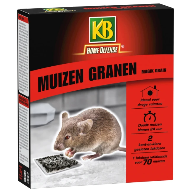 Home Defense Muizen Granen lokdoos Magik Grain (2 stuks)