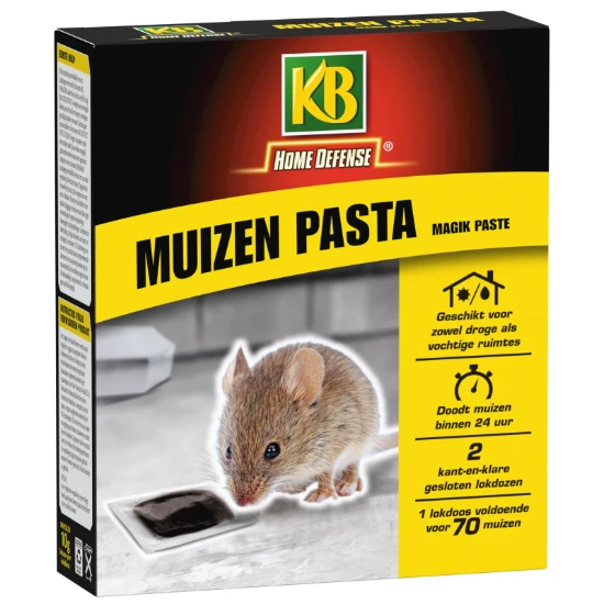 Home Defense Muizen Pasta lokdoos Magic Paste (2 stuks)