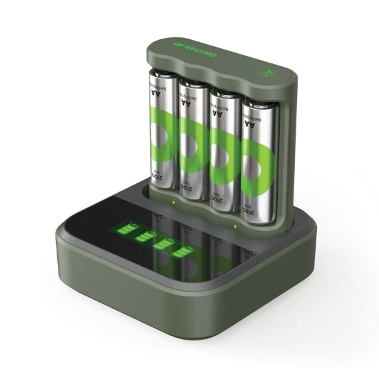 GP USB batterijlader B421 4x ReCyko AA + docking station