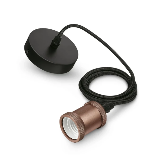 Philips Pendelsnoer Vintage E27 rosé goud