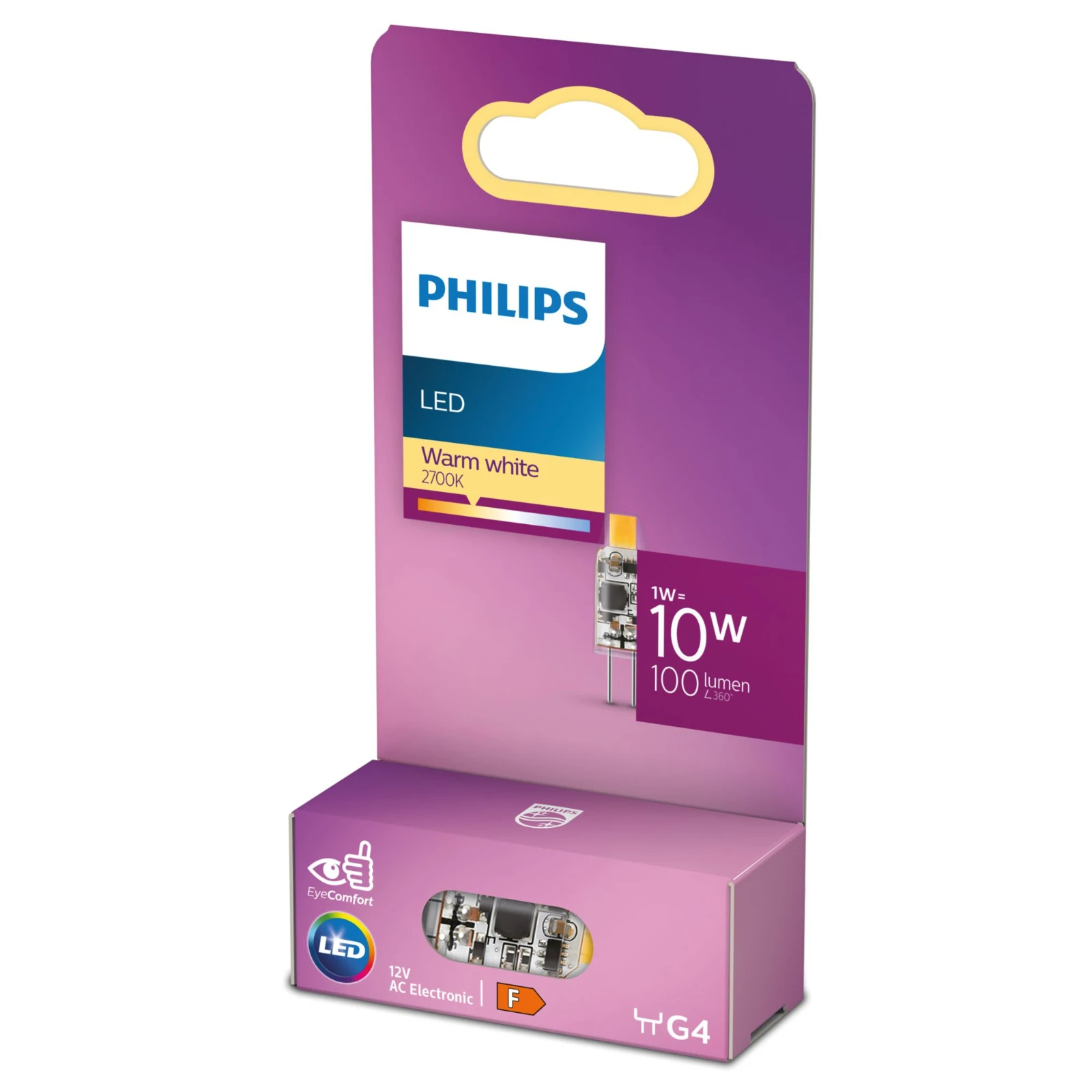 Philips LED Capsule 10W G4 WW 12V micro SRT6