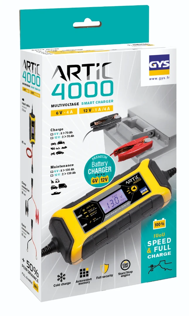 GYS Acculader ARTIC 4000 6/12V