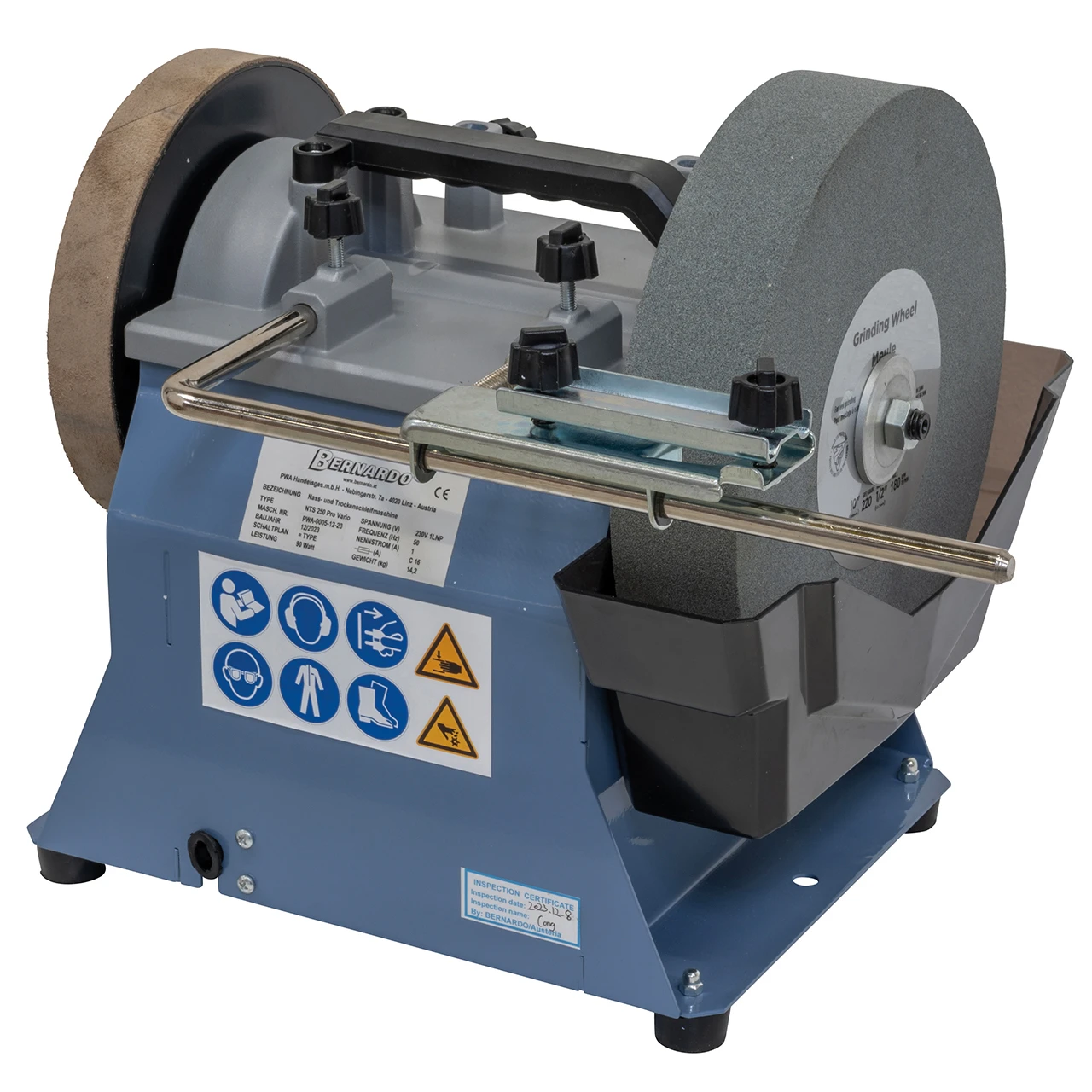 Bernardo Nat-droogslijpmachine NTS 250 Pro Vario