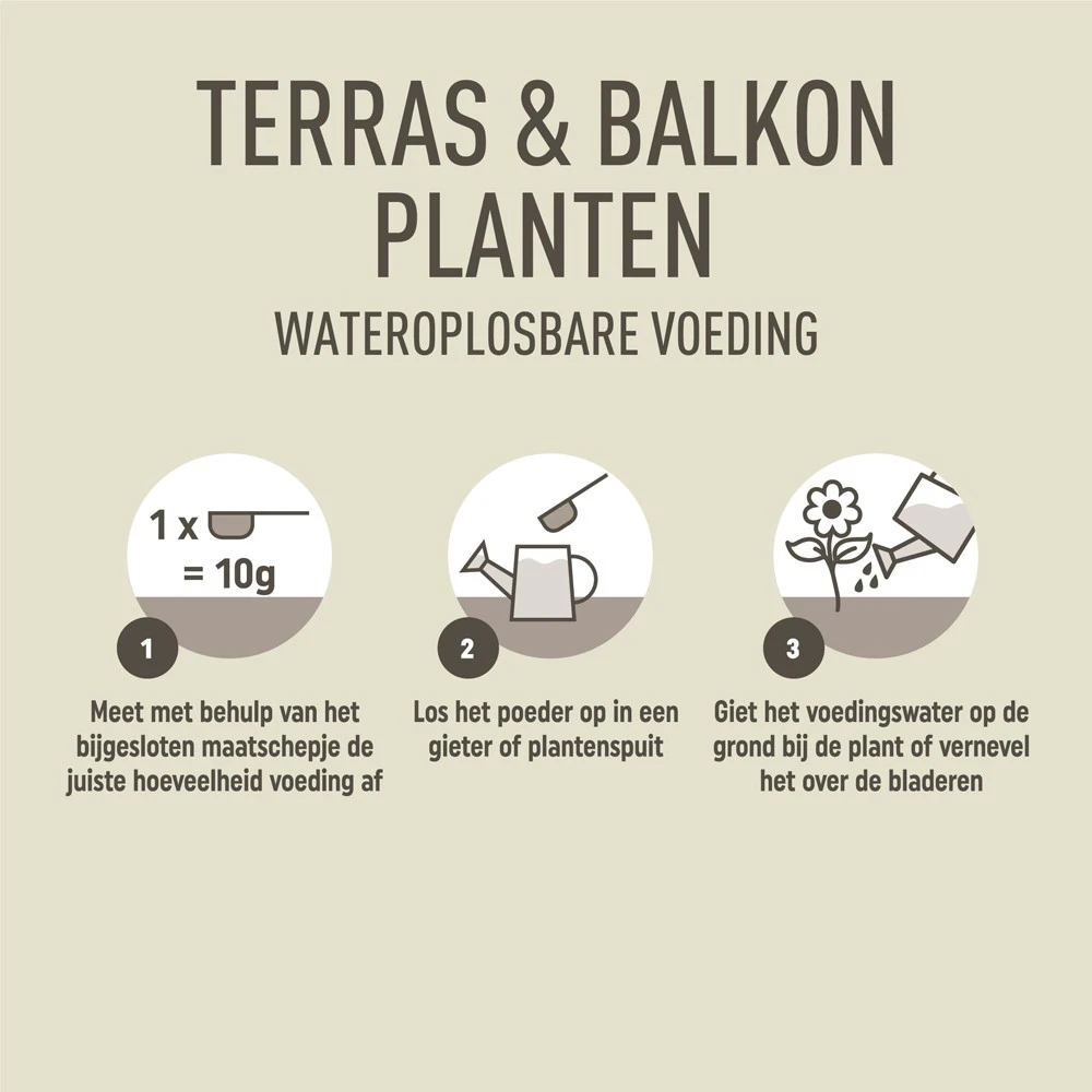 Pokon Terras & Balkon Plant Wateroplosbaar 500 gram