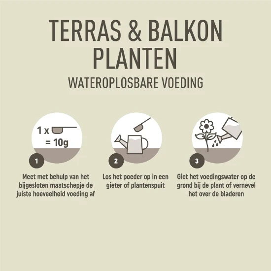 Pokon Terras & Balkon Plant Wateroplosbaar 500 gram