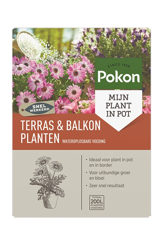 Pokon Terras & Balkon Plant Wateroplosbaar 500 gram