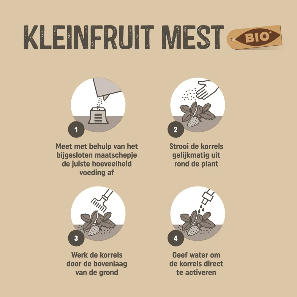 Pokon Bio Kleinfruit Mest 1kg