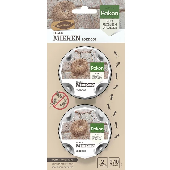 Pokon Tegen Mieren Lokdoos 2x10 gram (2 stuks)
