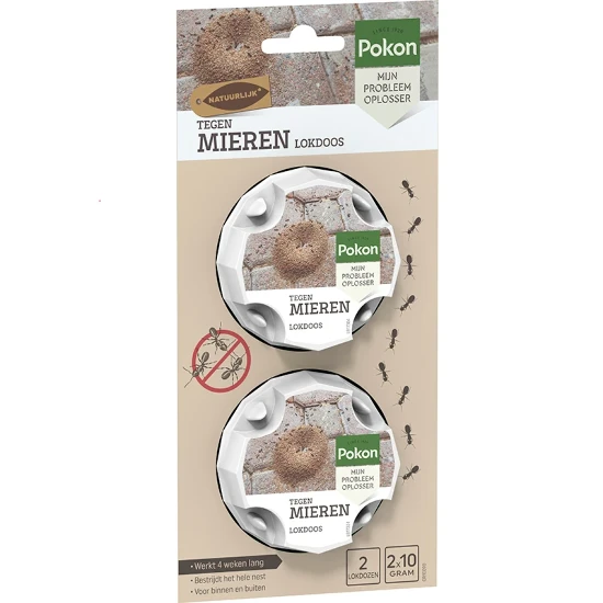 Pokon Tegen Mieren Lokdoos 2x10 gram (2 stuks)