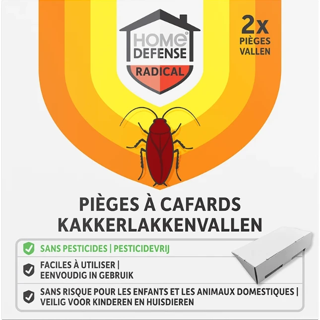 Home Defense Kakkerlakken lijmvallen (2 stuks)