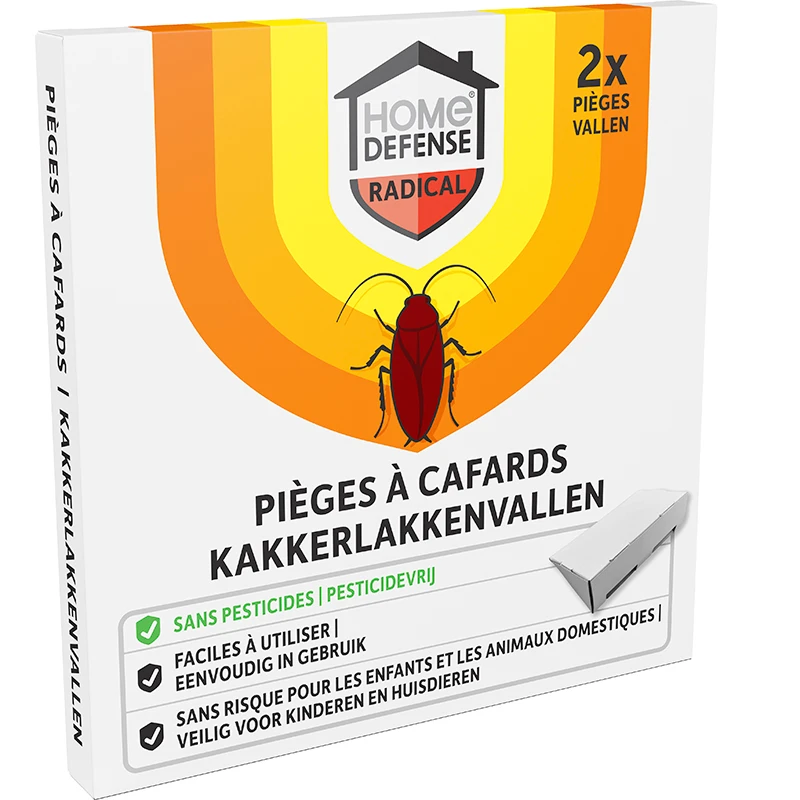 Home Defense Kakkerlakken lijmvallen (2 stuks)