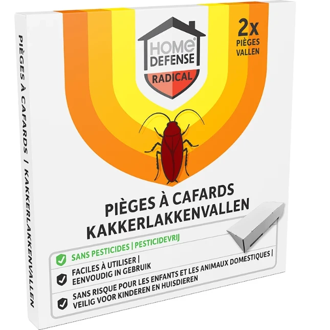 Home Defense Kakkerlakken lijmvallen (2 stuks)