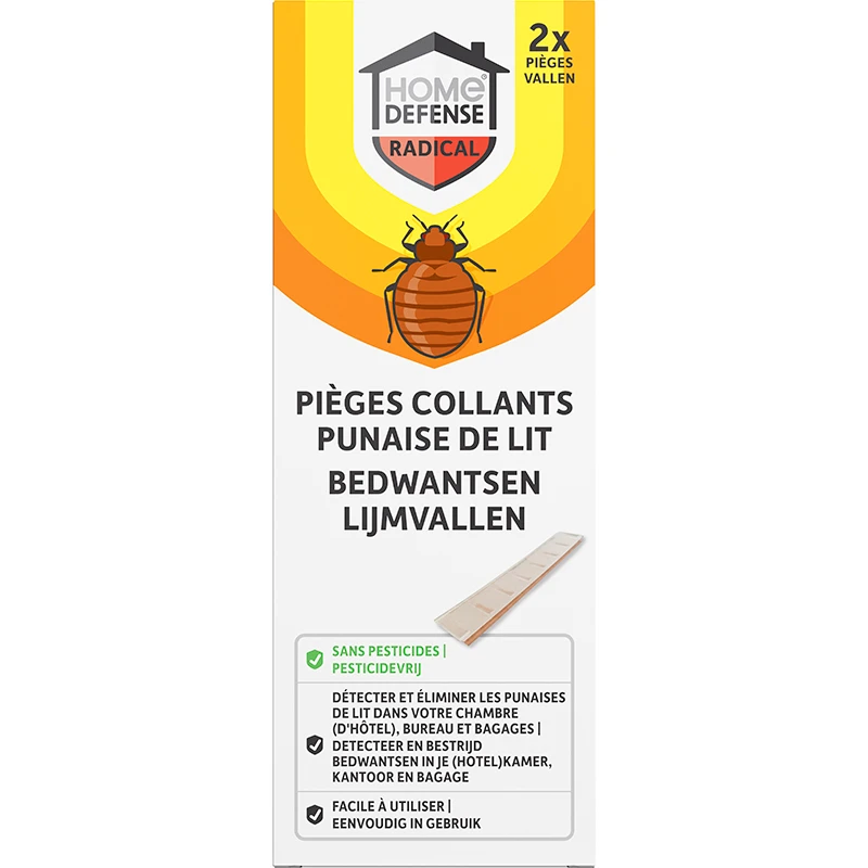 Home Defense Bedwantsen lijmvallen (2 stuks)