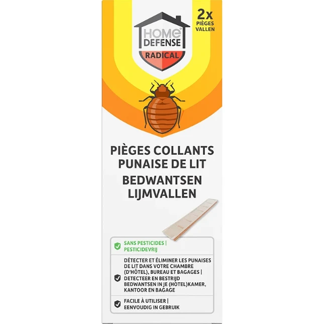Home Defense Bedwantsen lijmvallen (2 stuks)