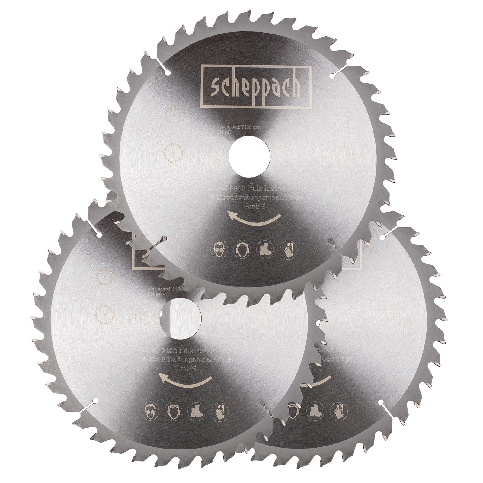 Scheppach Cirkelzaagbladset O254 x30,0 mm 48 Tanden  (3 stuks )