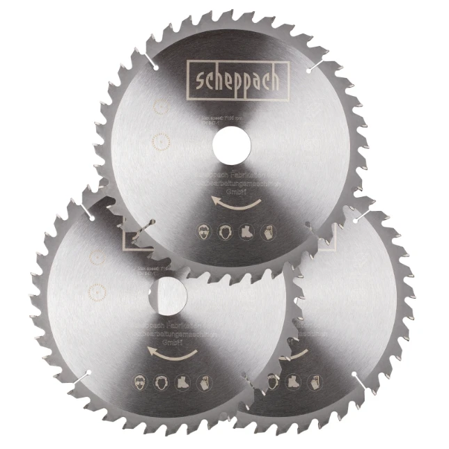 Scheppach Ensemble lames de scie Profi Set 255mm