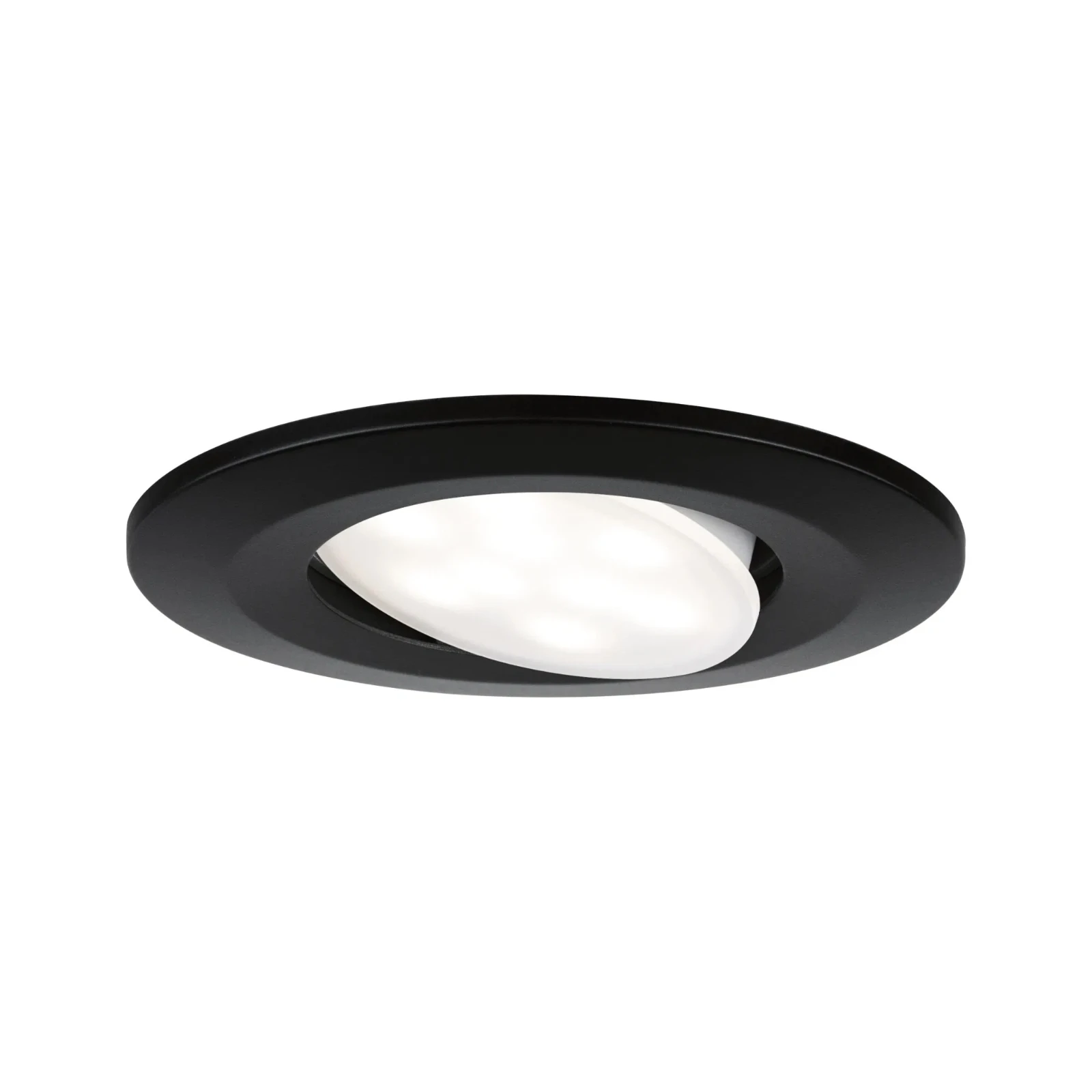 Paulmann LED-inbouwspot Calla 6W IP65 zwart O90mm