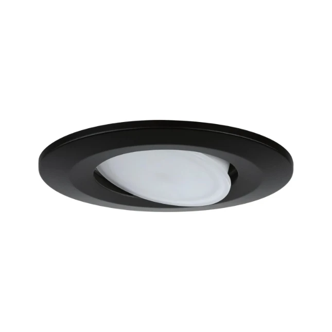 Paulmann LED-inbouwspot Calla 6W IP65 zwart O90mm