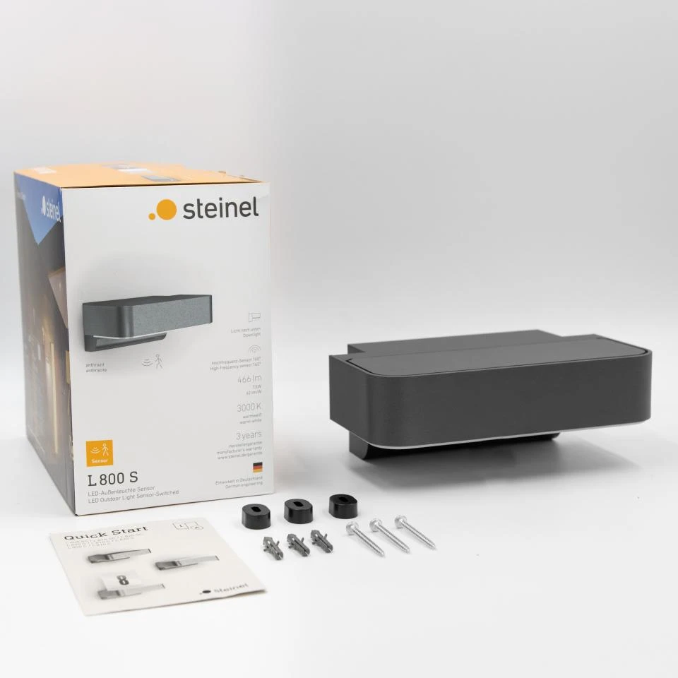 Steinel Sensor Buitenlamp L 800 LED IHF Conn antraciet