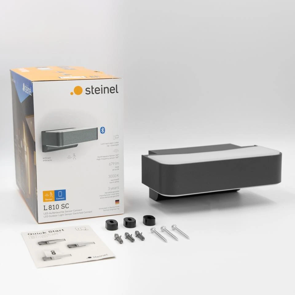 Steinel Sensor Buitenlamp L 810 LED IHF Conn antraciet