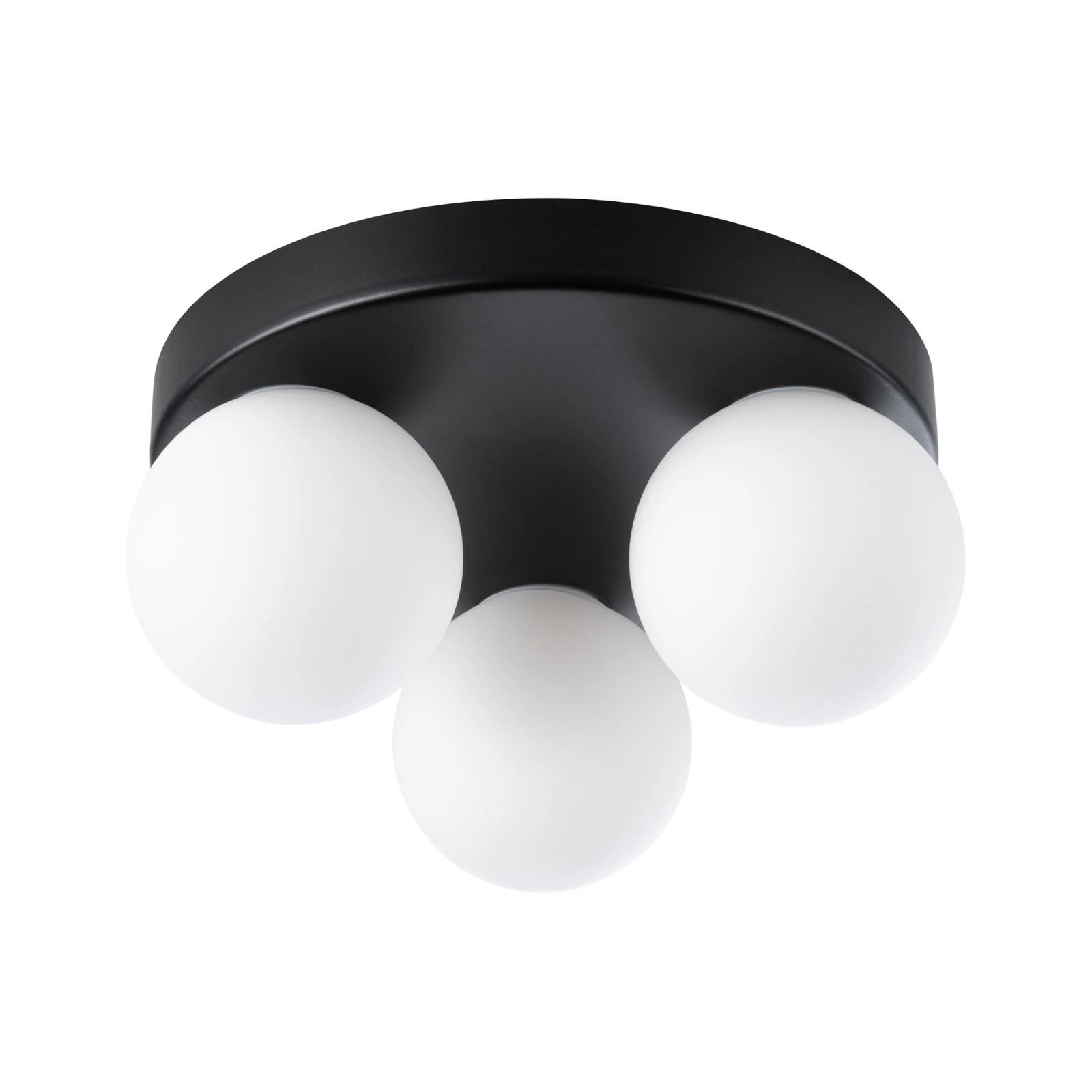 Paulmann Plafondlamp Gove IP44 G9 dimbaar  - mat zwart