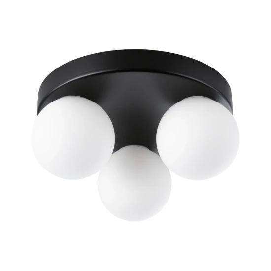 Paulmann Plafondlamp Gove IP44 G9 dimbaar  - mat zwart