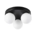 Paulmann Plafondlamp Gove IP44 G9 dimbaar  - mat zwart