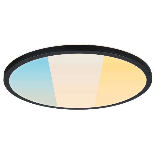 Paulmann LED-paneel Atria Shine rond O398mm 20,8W zwart