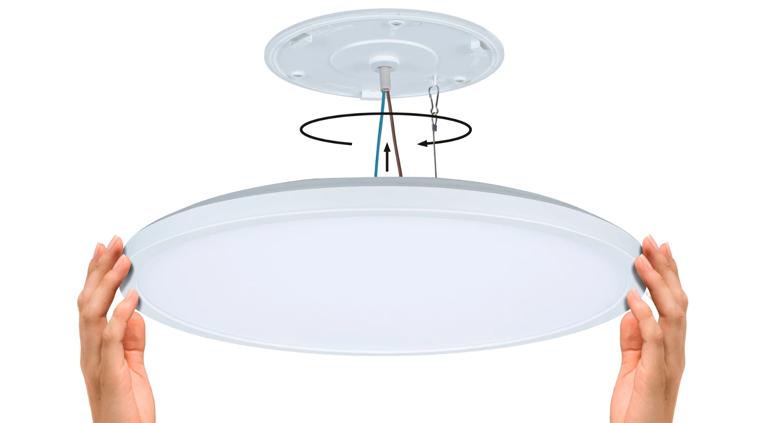 Paulmann LED-paneel Atria Shine rond O398mm 20,8W wit