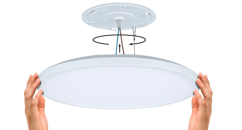 Paulmann LED-paneel Atria Shine rond O398mm 20,8W wit