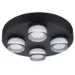 Paulmann Wand- en plafondlamp Kame IP44 zwart
