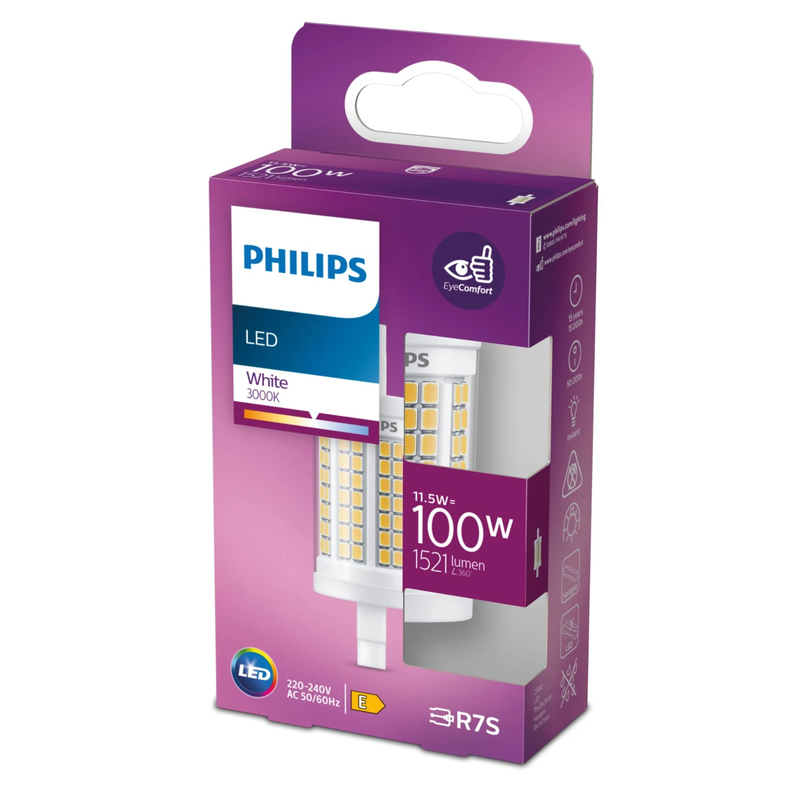 Philips LED Staaflamp 100W R7S 78mm WH ND SRT4
