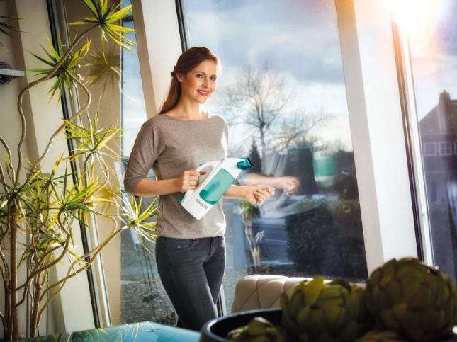 Leifheit Raamzuiger Dry & Clean click-system