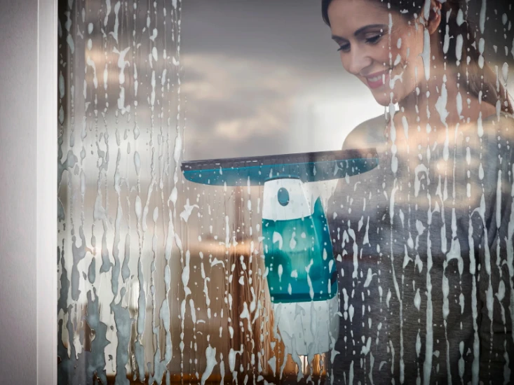 Leifheit Raamzuiger Dry & Clean click-system