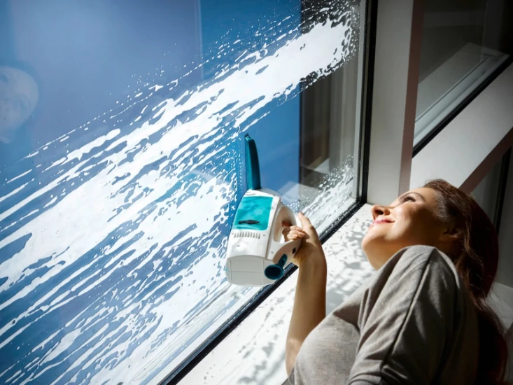 Leifheit Raamzuiger Dry & Clean click-system