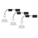 Paulmann LED-inbouwlamp Nova Mini Coin basisset wit O65mm - 3-spots