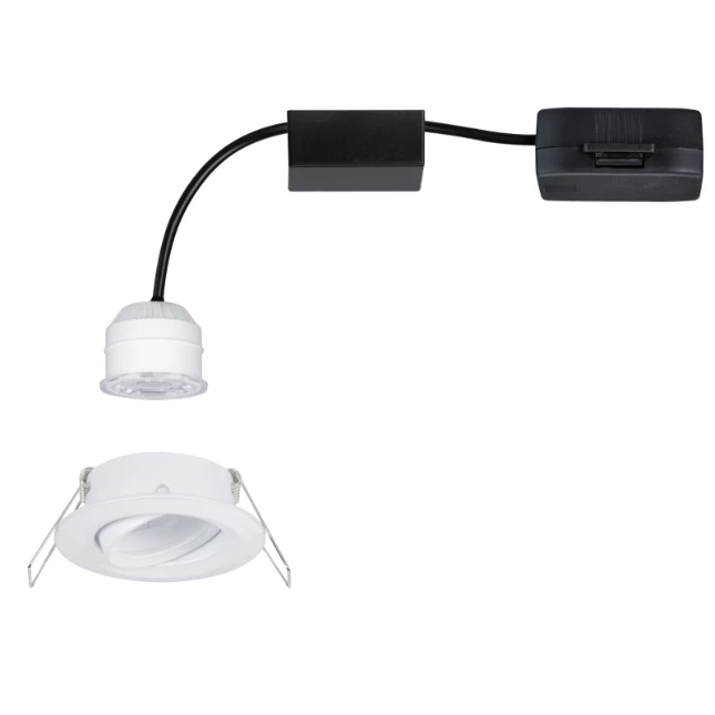 Paulmann LED-inbouwlamp Nova Mini Coin zwenkbaar wit O65mm 1-spot