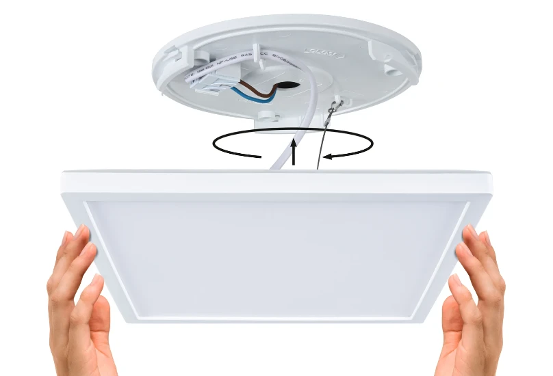 Paulmann LED-paneel Atria Shine vierkant 298x298mm 15,7W wit